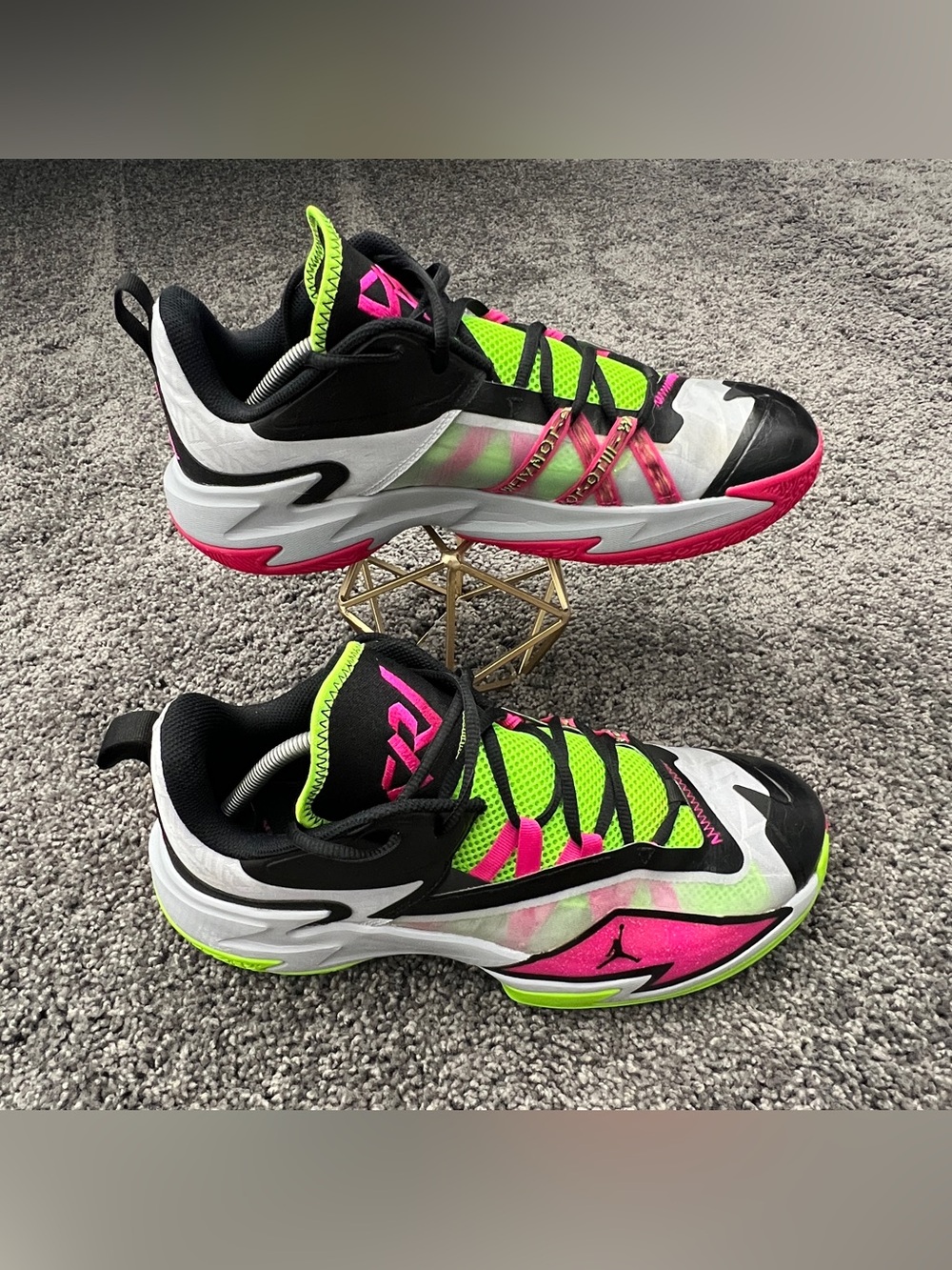 Jordan One Take 3 Shoes Men's Size 12 Wolf Grey Pink Prime DC7701-002 Nike
